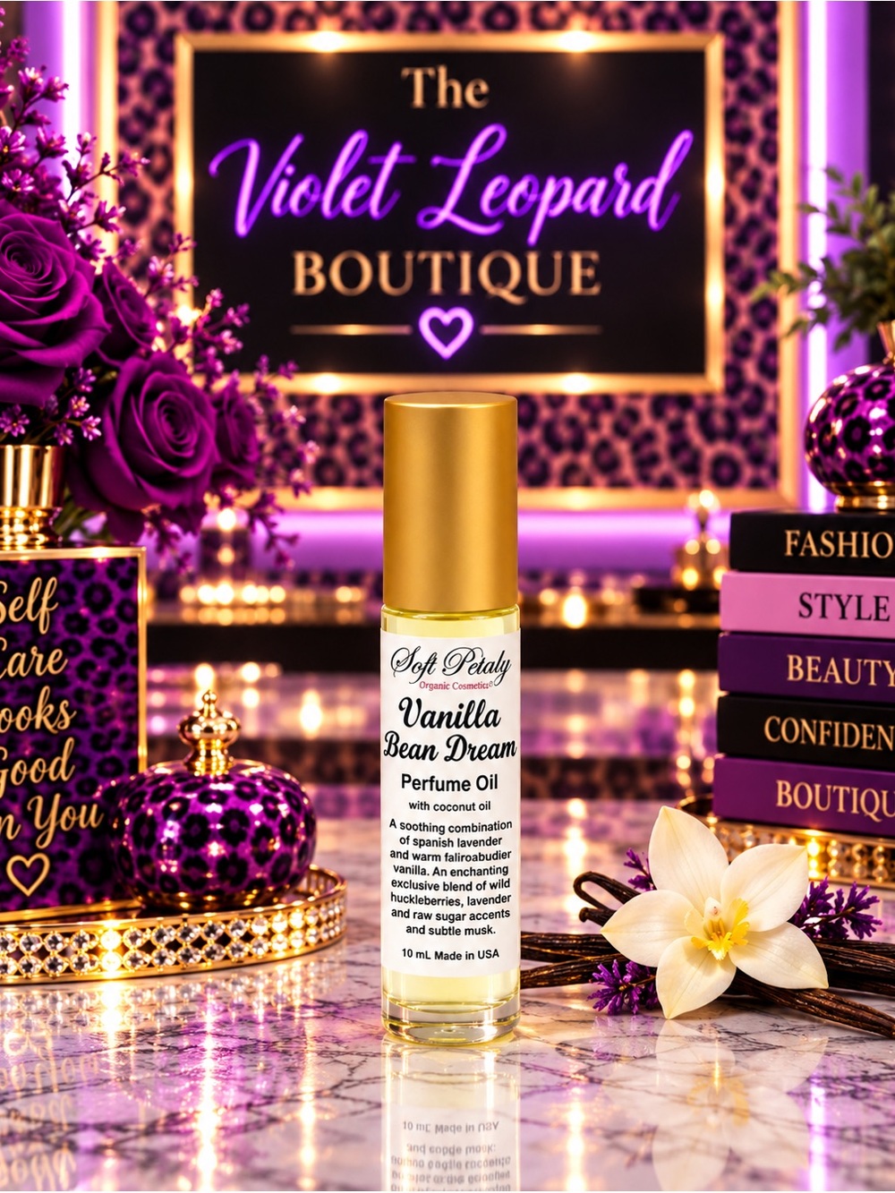 Soft Petalz Vanilla Bean Dream Natural Roll-On Perfume Oil